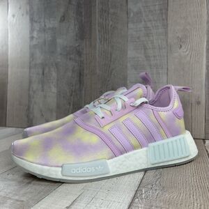Adidas NMD R1 Running Shoes Sneakers Women's 8 I Girls' 6.5 Bliss Lilac HQ6184
